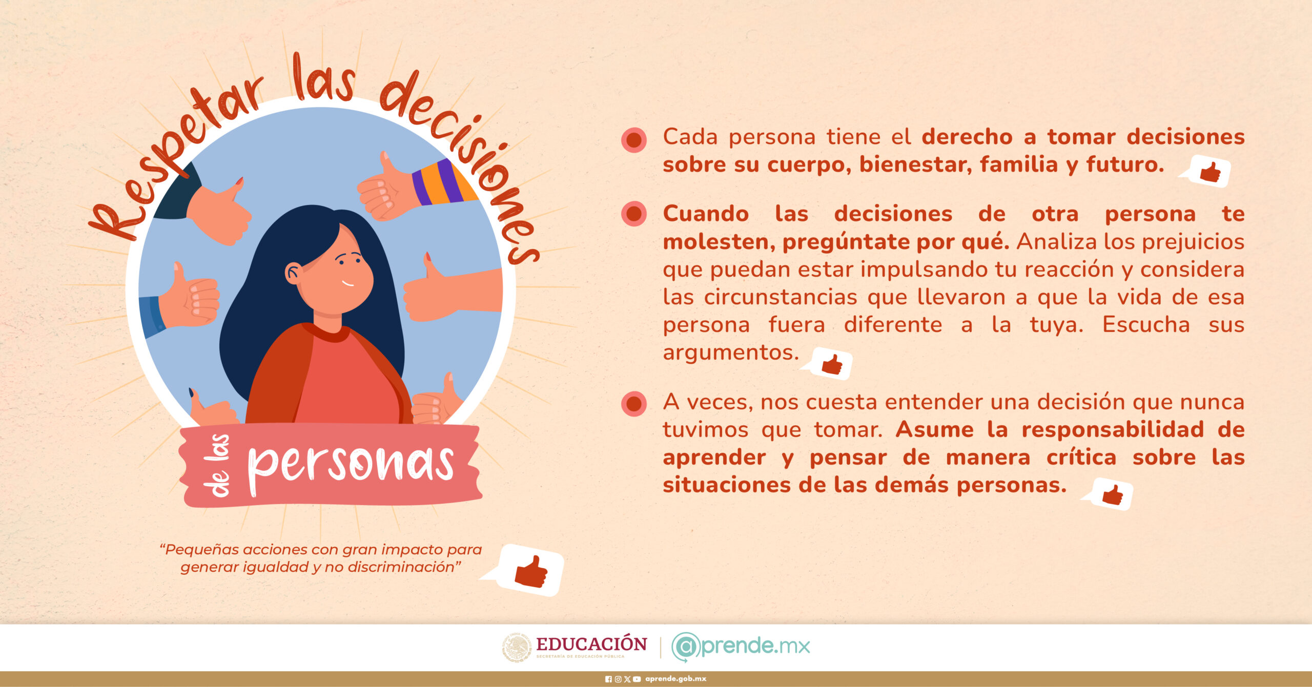 Respetar desiciones