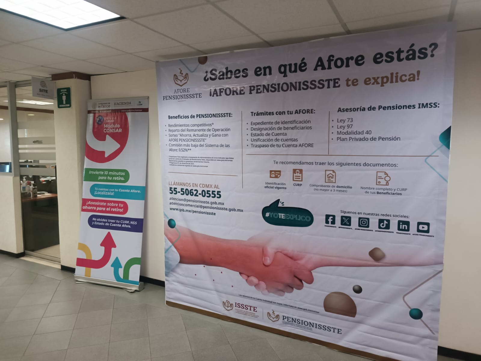 Módulo informativo PENSIONISSSTE y CONSAR (3)