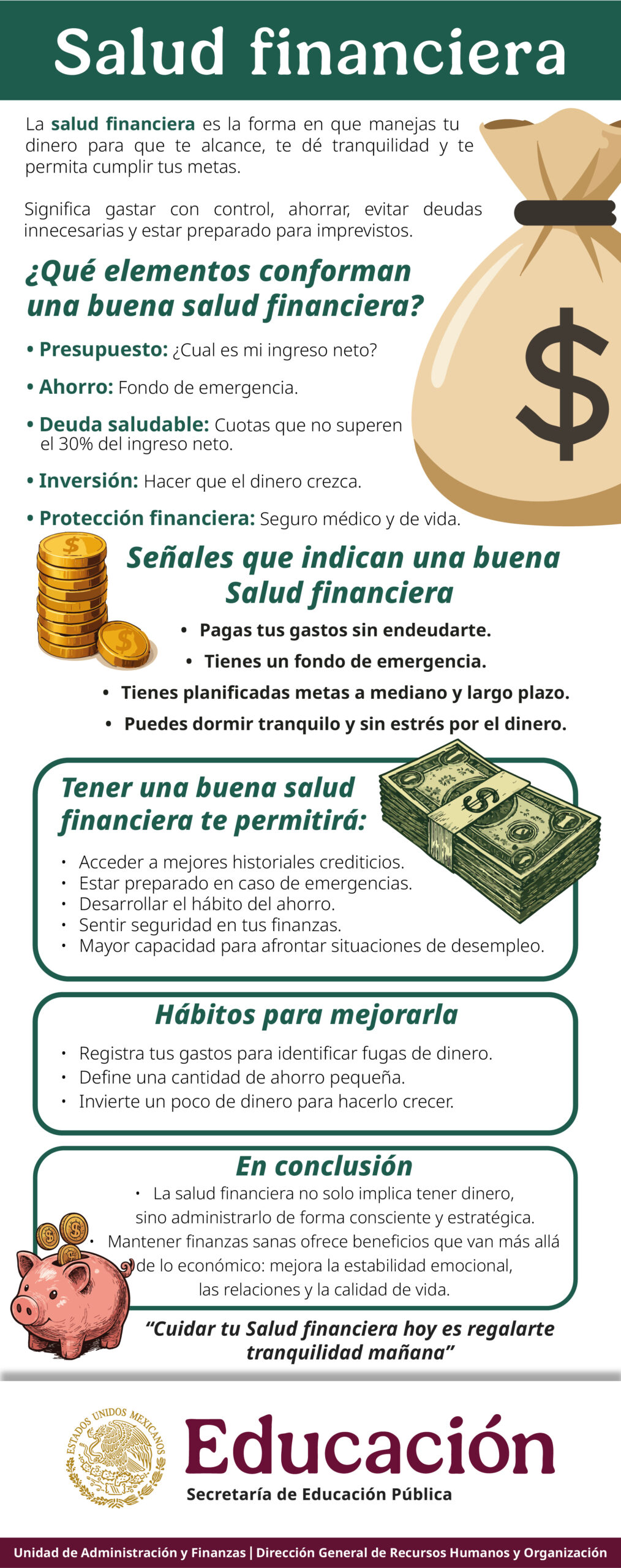 Infografía Salud Financiera DGCS