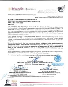 Presentación de Declaración de Modificación Patrimonial 2025