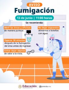 Aviso de fumigación